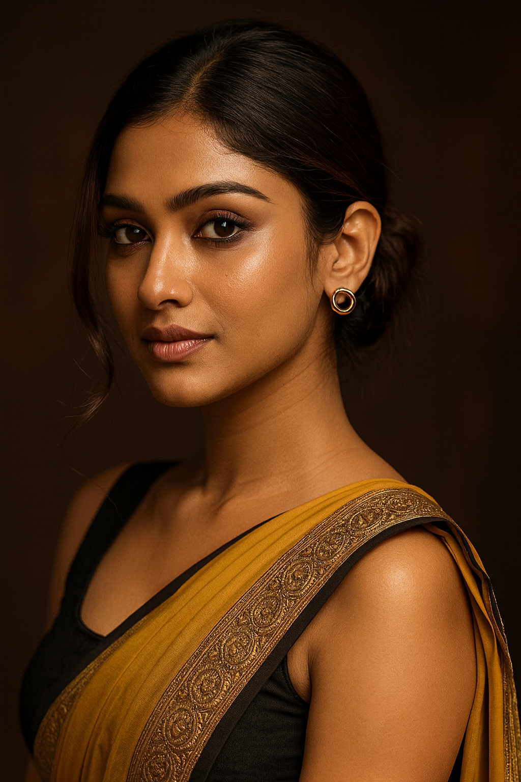 Aurora Loop Statement Studs