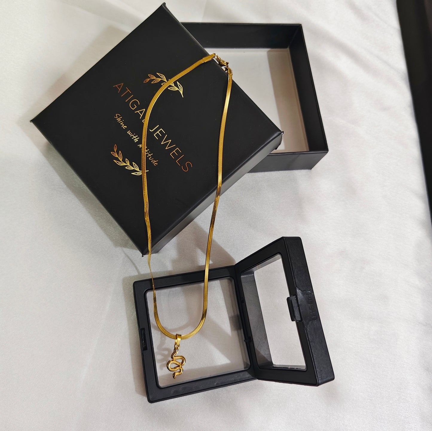 Viper Charm Necklace