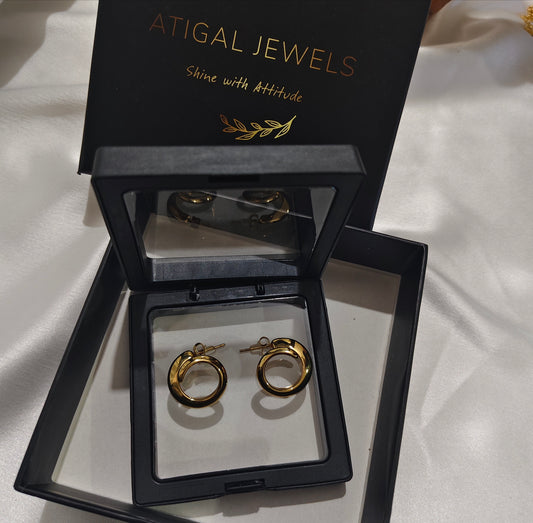 Aurora Loop Statement Studs