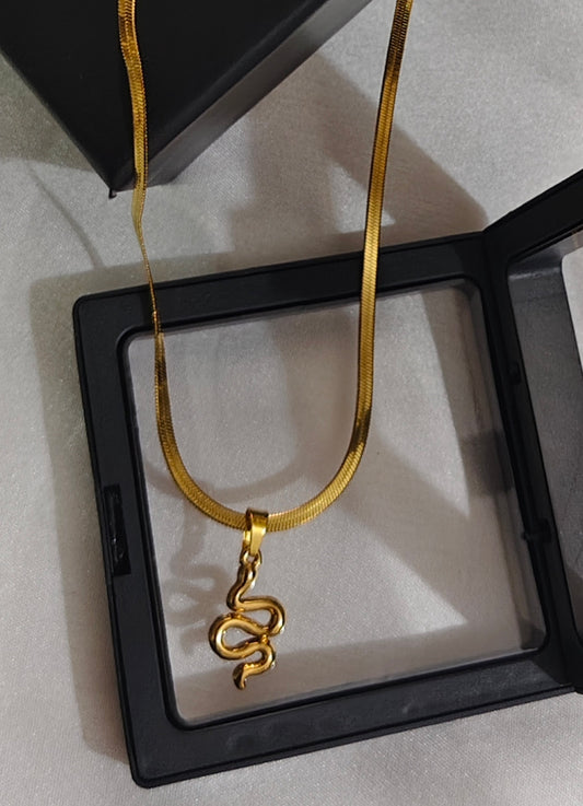 Viper Charm Necklace